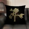 Rock UU Band Music Cushion Cover Natural Linen Organic Fabric DoubleSided Printing Sofa Home Decor Gift Pillow Case