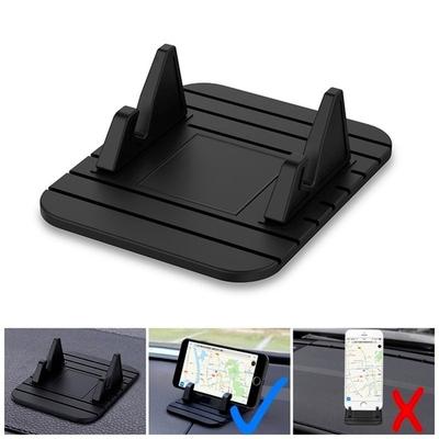 Tapete antiderrapante para painel de carro, suporte de silicone para telefone, almofada para Samsung Xiaomi Pro, suporte de silicone macio antiderrapante para telefone no carro