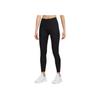 Nike Dámské fitness legíny Dri-Fit One Luxe s potiskem a středně vysokým pasem, černé DM7261-010