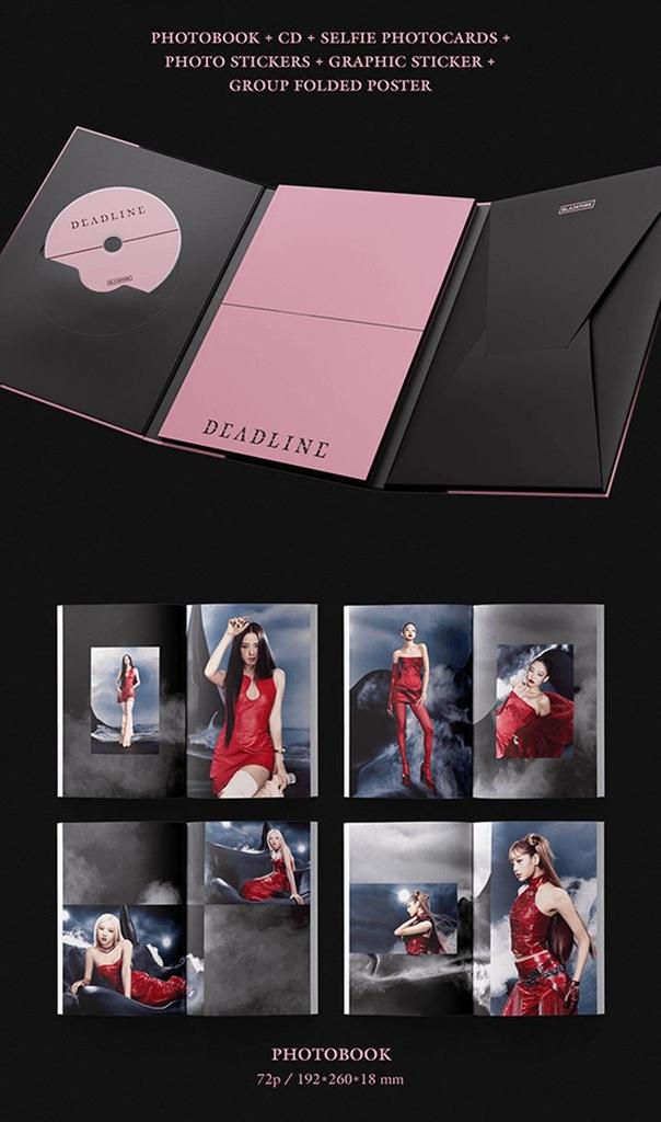 Official BLACKPINK 3rd MINI ALBUM [DEADLINE] BLACK Ver. - Standard Edition
