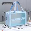 Waterproof Toiletry Bag: Women's Large Capacity Makeup & Cosmetics Travel Bag, Wet/Dry Separation, Portable Handheld Design.