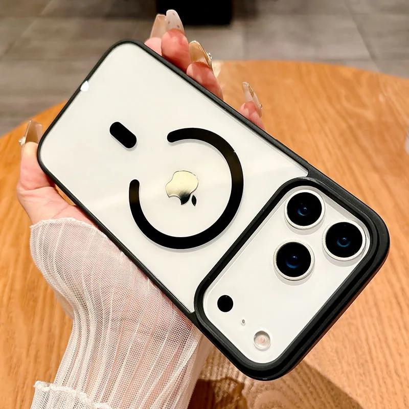 For Magsafe Magnetic Wireless Charging Case For iPhone 17 16 15 14 13 12 11 Pro Max Mini Plus Air Color Matte Bumper Clear Cover