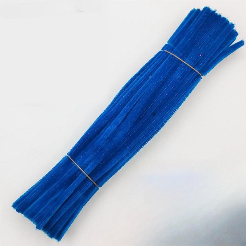 500pcs Chenille Stem Pipe Kids DIY Creative Chenille Sticks Cleaners Kindergarten Educational Handmade Material Plush Strips