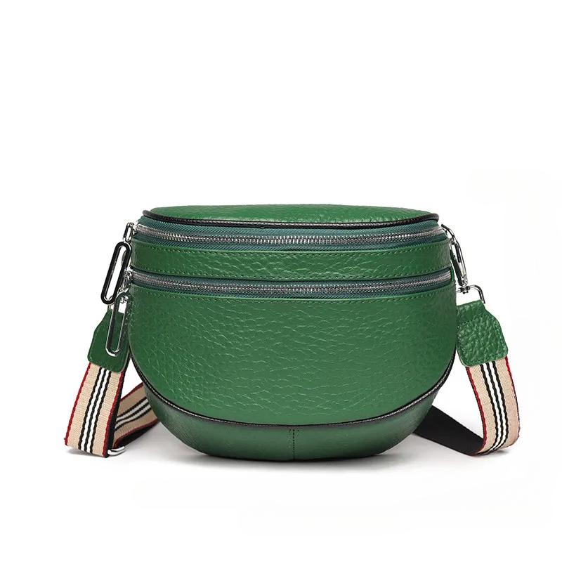 Women  high quality  crossbody fashion female leather genuine  large capacity bag