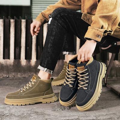 Męskie buty nowe jesienne wszechstronne buty sportowe męskie casualowe wodoodporne czarne buty do pracy modne