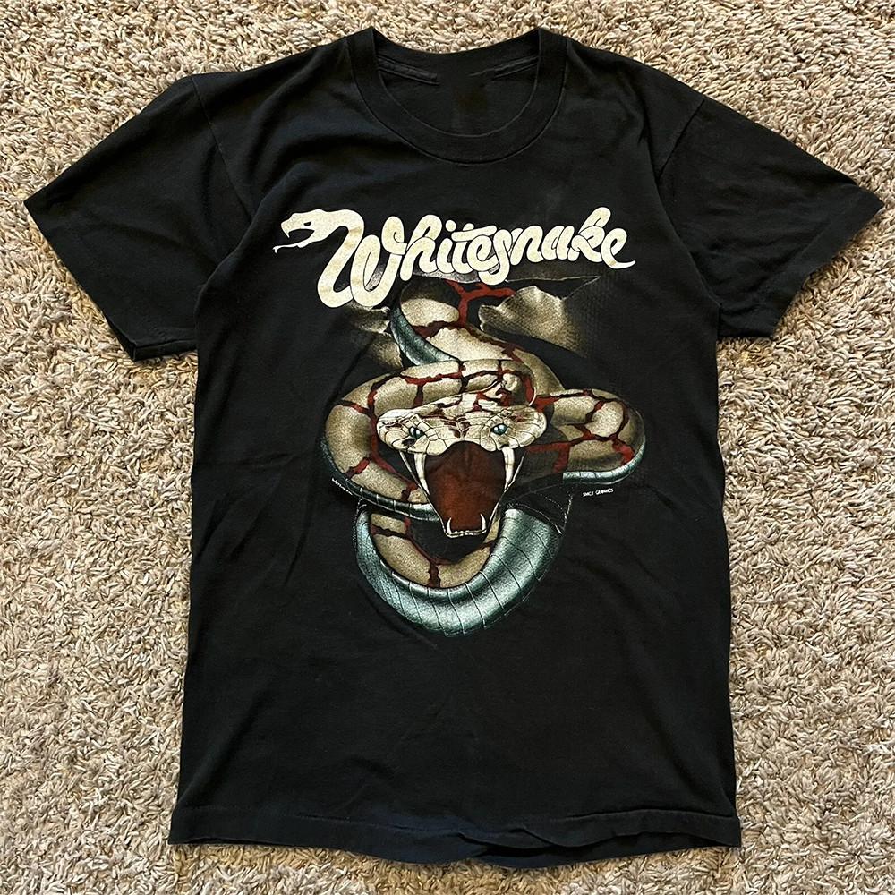 1984 Whitesnake Slide It In Металл-группа 80-х Футболка Размер S-5XL MR452 XXXXL