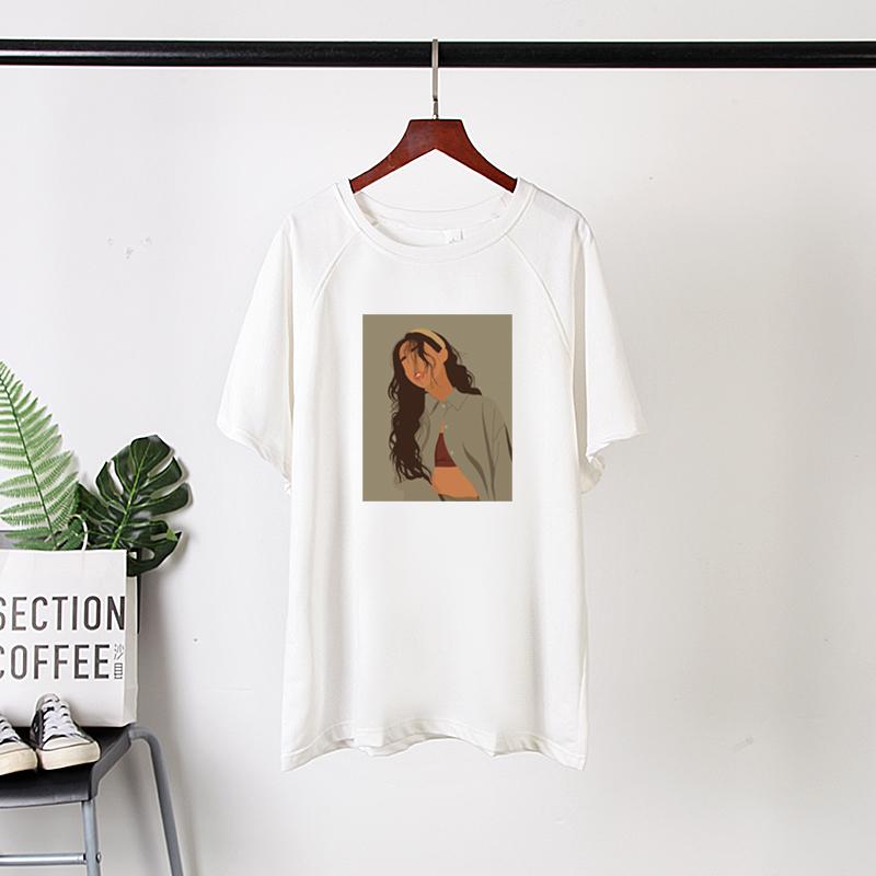 Printed Summer Cotton T Shirt Sets Women Casual Two Pieces Short Sleeve T Shirts and High Waist Short Pants Solid Outfits Tracksuit