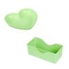 10pcs/set Heart Shaped Home Spit Bone Plate Dinner Plate Creative Snack  Fruit Plate