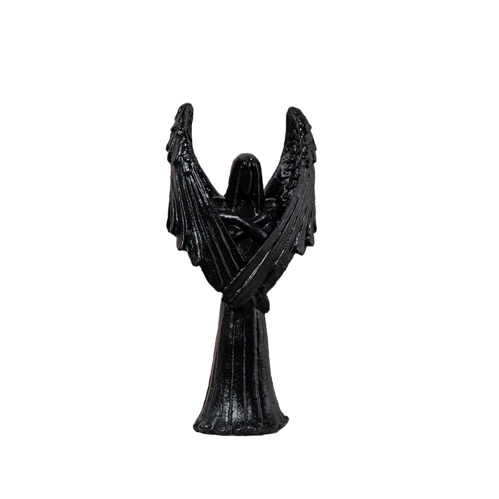 

Handmade Halloween Angels Statue Hand Carved Ornament Funny Dark Angel Sculpture Bedroom чёрный