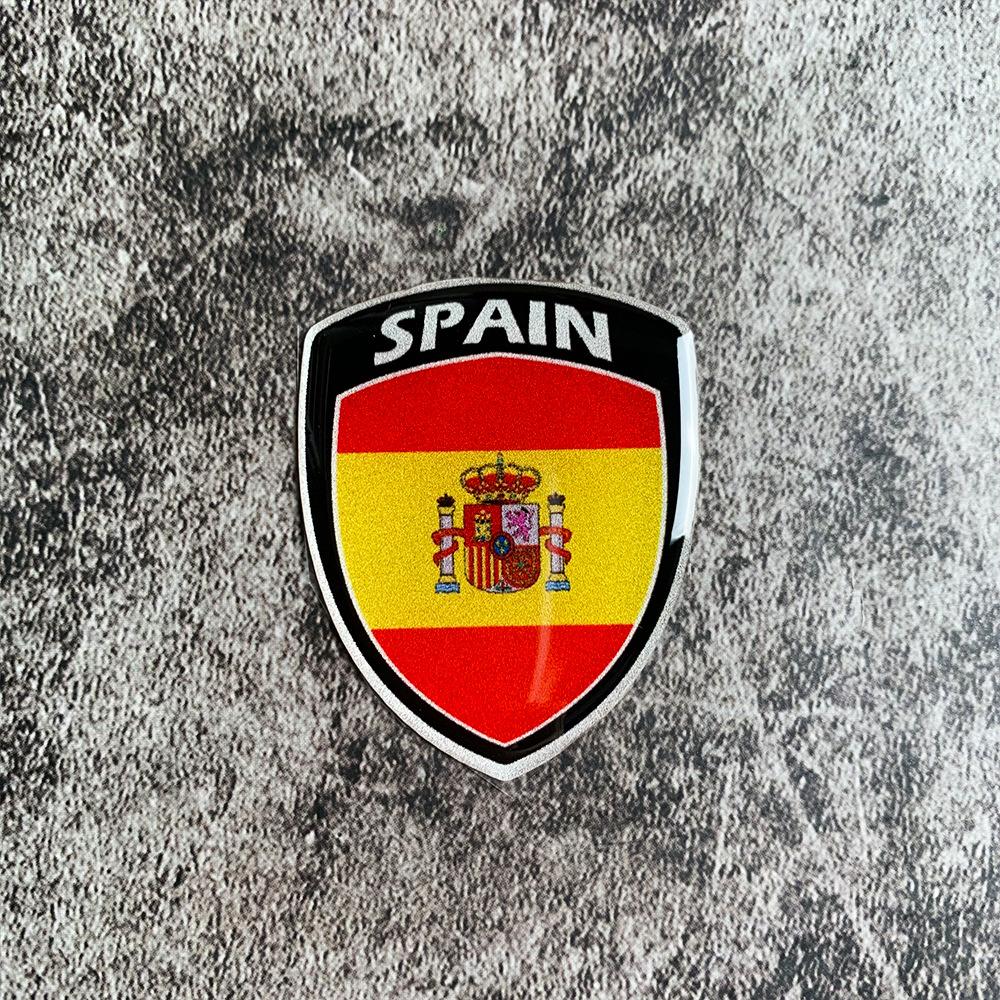 Universal 3D Reflective World National Flag Stickers Decals for Car Motorcycle Exterior Decoration