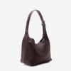 First Layer Cowhide Vegetable Basket Bag Women'S Large-Capacity Niche Crossbody Bucket Bag Strict Underarm Leather Commuter Shoulder Bag