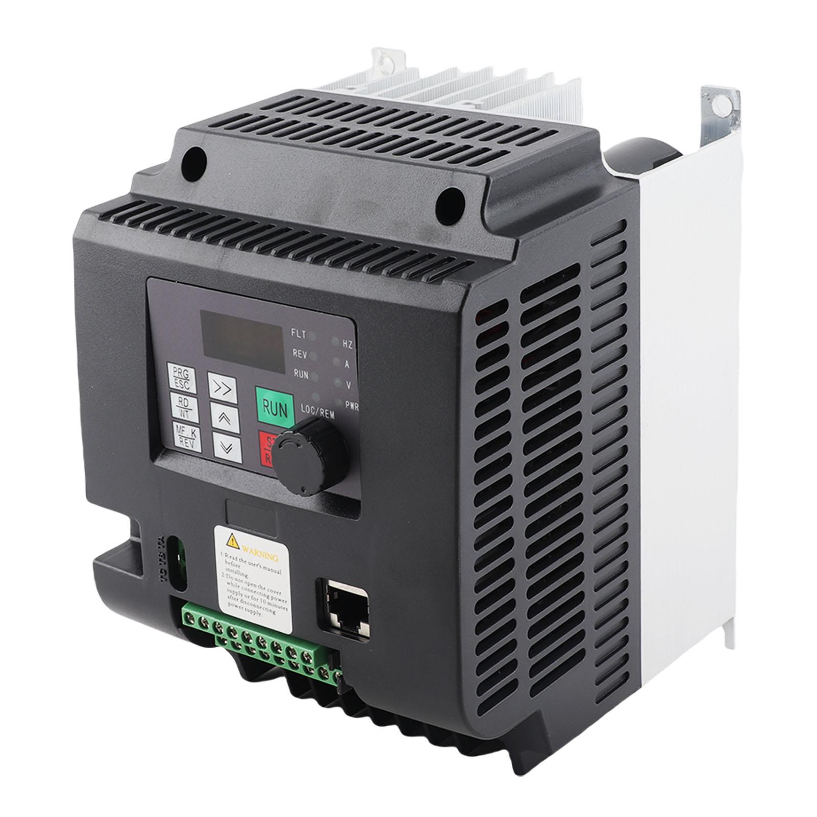 Солнечный инвертор 4 кВт Преобразователь частоты Фотоэлектрический контроллер скорости насоса Вход DC200-400V Выход 1Ф 0-220В переменного тока