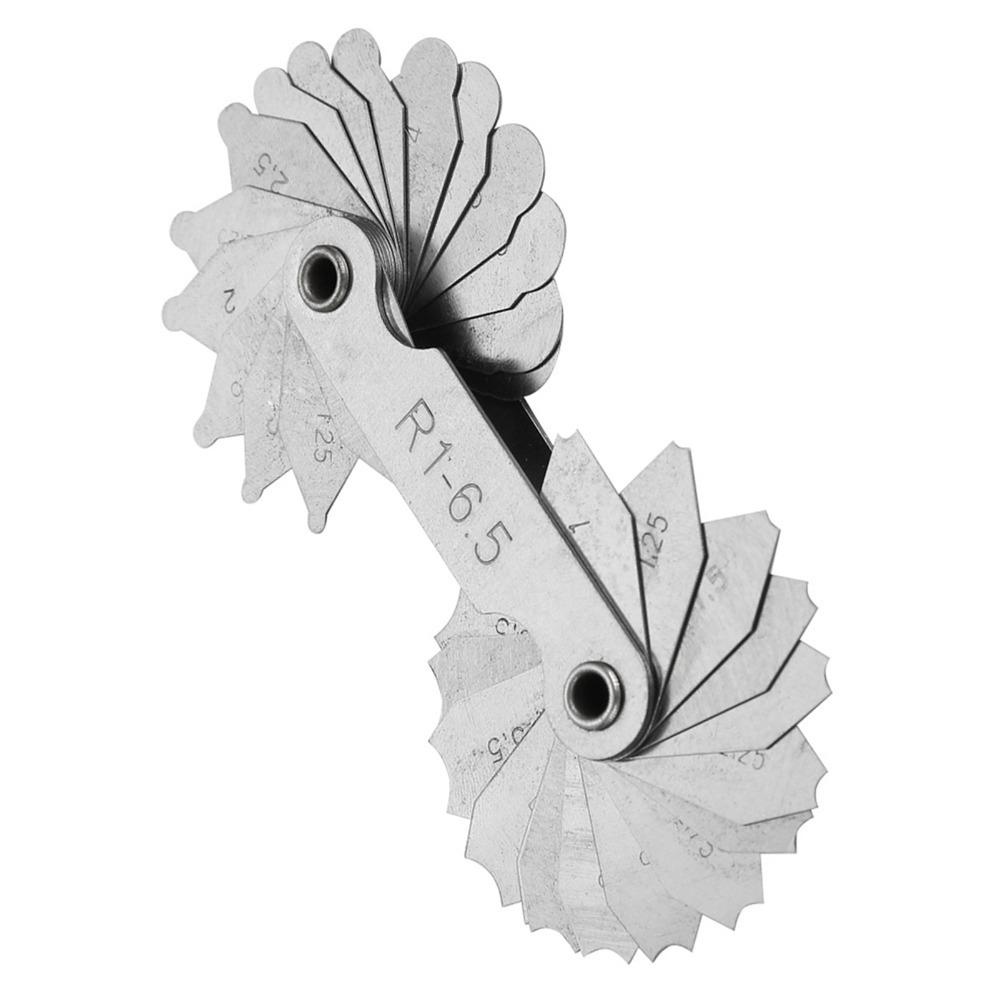 Stainless Steel Stainless Steel Gauge R1-6.5MM Measuring Tool Radius Fillet Gauge Die Makers