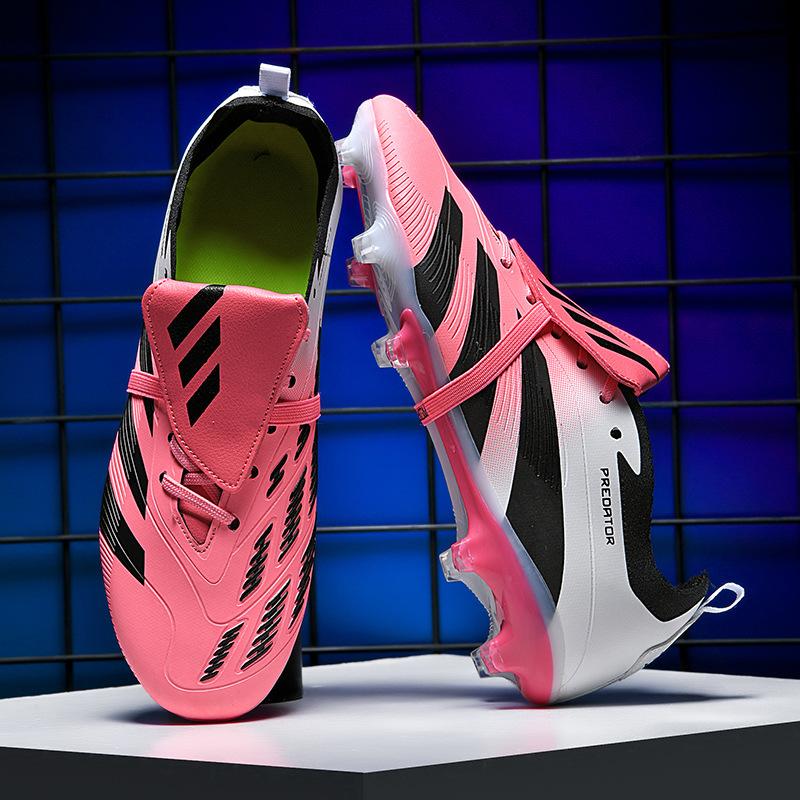 Nye fotballsko med flip-top herre lange negler knekte negler ungdomsspill treningssko damefotballsko