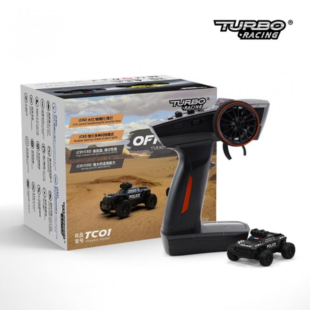 Hitec Turbo Racing Off Road Car C82 Black 1 76 Scale