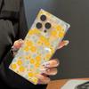 Clear Square Back Tube Case Protection For iPhone 12 14 Pro Max 13 15 Plus 11 16 ProMax Anti-Oxygen,Full Screen Doodles Pattern Casing