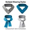 Cooling Ice Scarf Summer Quick Dry Neck Wraps Absorb Sweat Wiping Towel Breathable Multicolor Outdoor Cycling Sports Ice Bandana