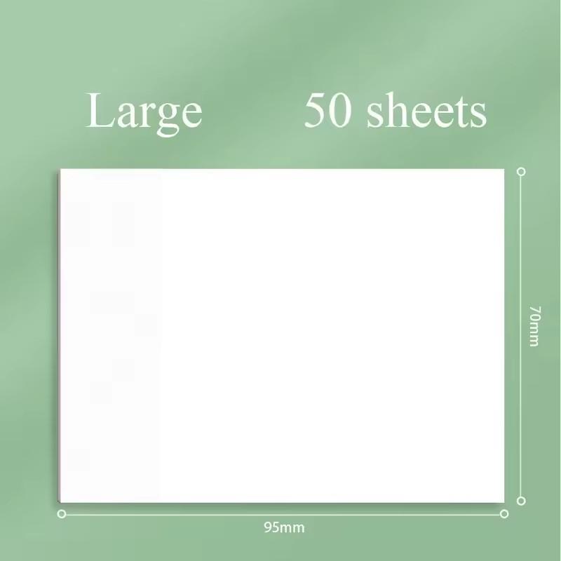 Transparent sticky notes can be used to write labels, waterproof student ins, simple sticky notes, and make notes n times