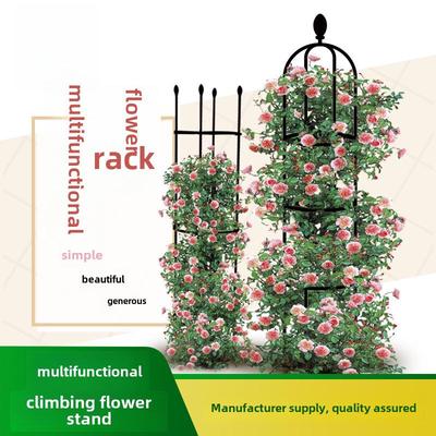 Clematis & Rose Climbing Plant Support - DIY Plastic Trellis for Garden Pots