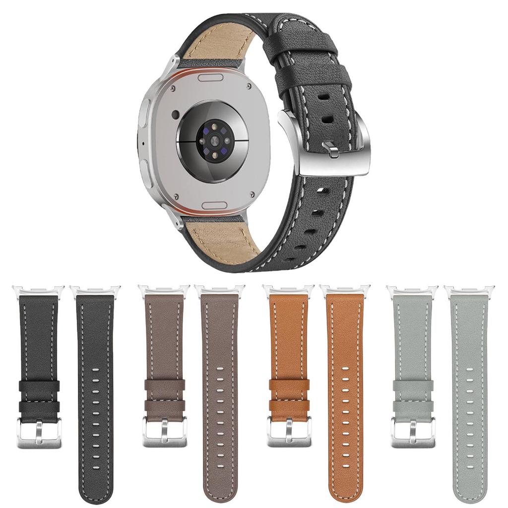 Samsung Galaxy Watch8 Genuine Leather T-Buckle Fashion Strap