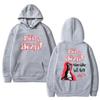 Felpe con cappuccio da uomo con stampa grafica a lettere Felpe da donna Harajuku Ampi Casual Pullover da uomo
