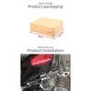 Adjustable Motorcycle License Plate Bracket Holder Integrated LED Light For Night Riding Heavy Duty Aluminum Alloy Frame