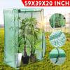 Greenhouse Portable Plastic Bird Pest Control Garden Plant Insulation Greenhouse Cover Include Iron Shelf Outdoor 59x39.4x19.7""