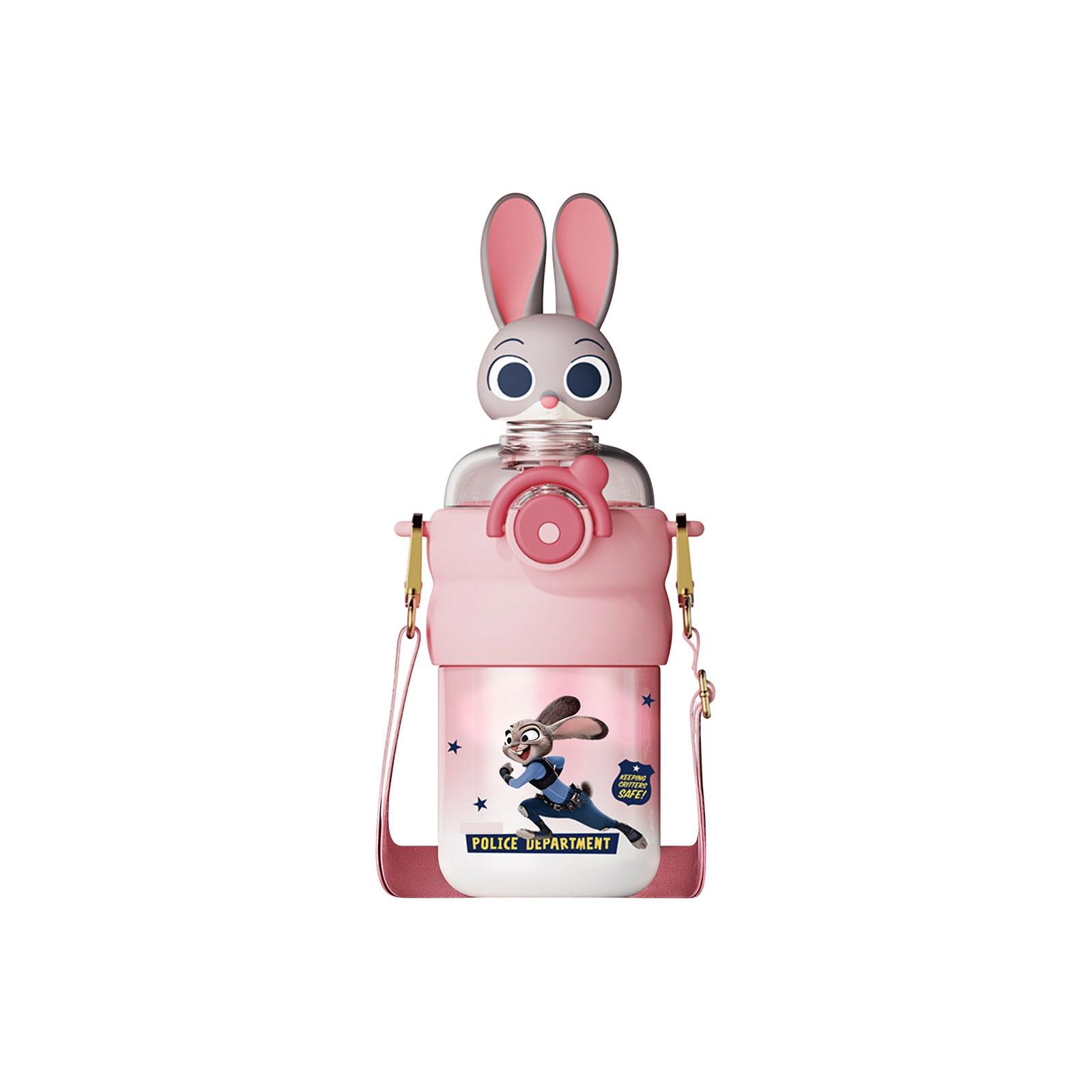 

Creative Cartoon Minimalist Insulated Cup, High-value Coffee Cup, Portable Drinking Straw Cup, Stainless Steel. One Size розовый