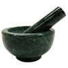 Mortar and Pestle Set, Kharad, Masher Spice Mixer Okhli and Musle Kharal for Kitchen 4 Inches, Green Colour