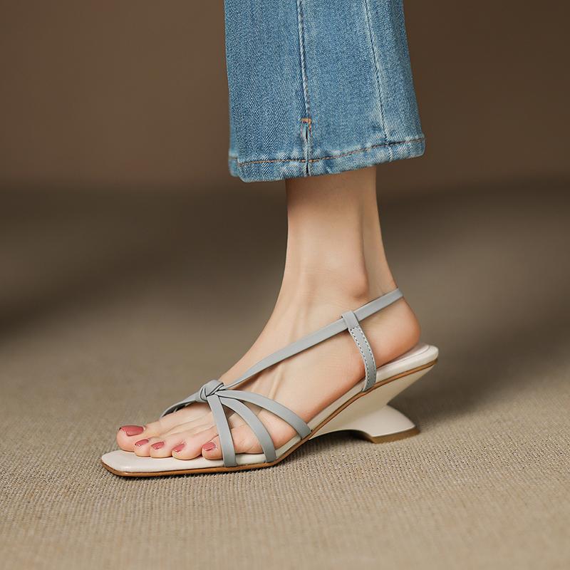 Fashion Sandals Sexy High Heel Genuine Leather Shoes Women 2025 Trend Slim Party Wedding Shoes Silver Black Prom Pumps Summer Sandals