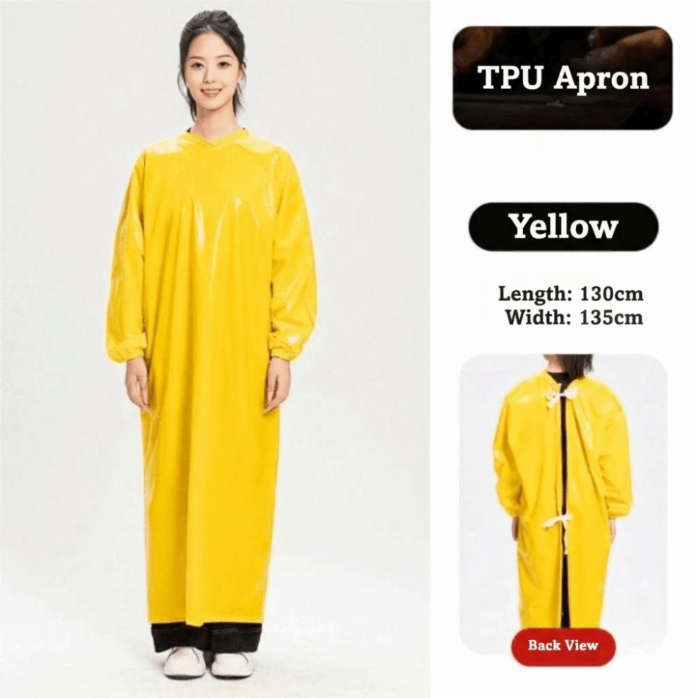 

Wear-Resistant TPU Apron Acid Resistant Oil Resistant Apron Work Coverall Industrial Use