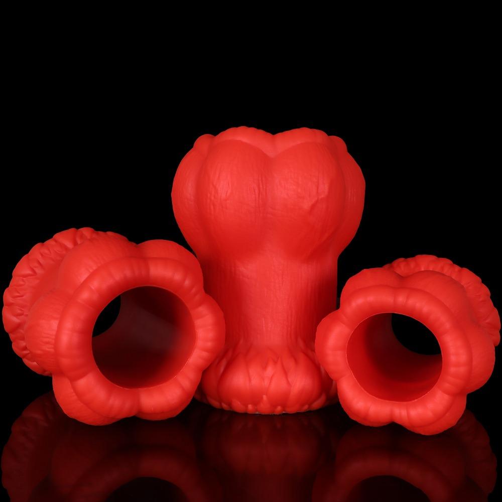 Transparent Hollow Butt Plug, Extra Large Silicone Anal Tunnel, Couples Sex Toys for Beginners to Advanced