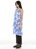 Cecese Blue Floral Halterneck Cotton Dress