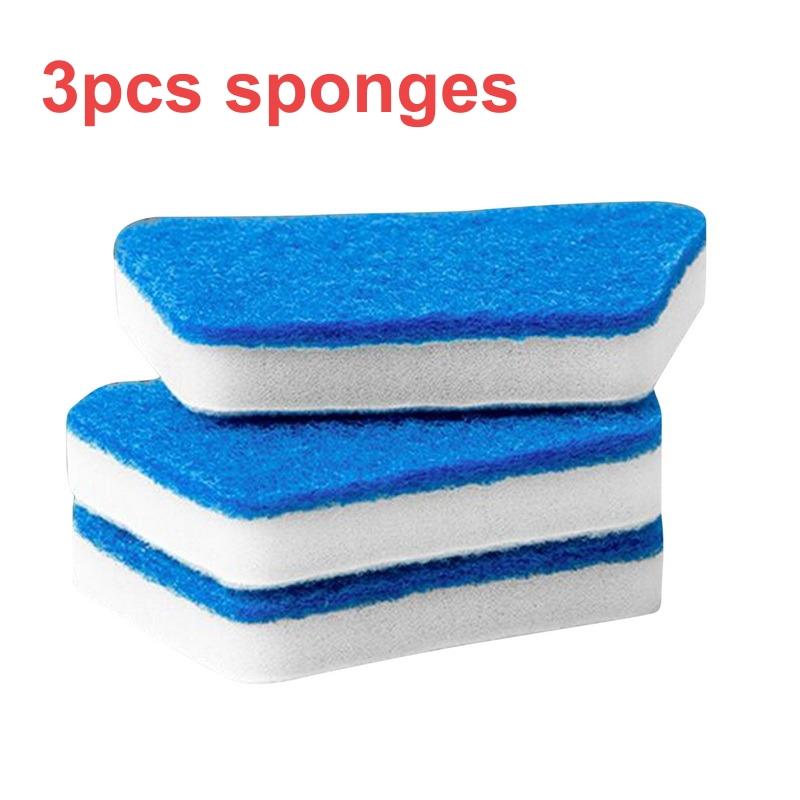 Bathroom Sponge Cleaning Brush Multi-functional Tool Long Handle Removable Household Floor Bathtub Brushes Ceramic Tile Brush