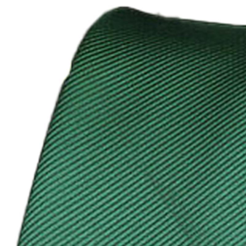 Tie Pure Color Classic Polyester Business Fashion Slim Necktie for Men Banquets Weddings Green