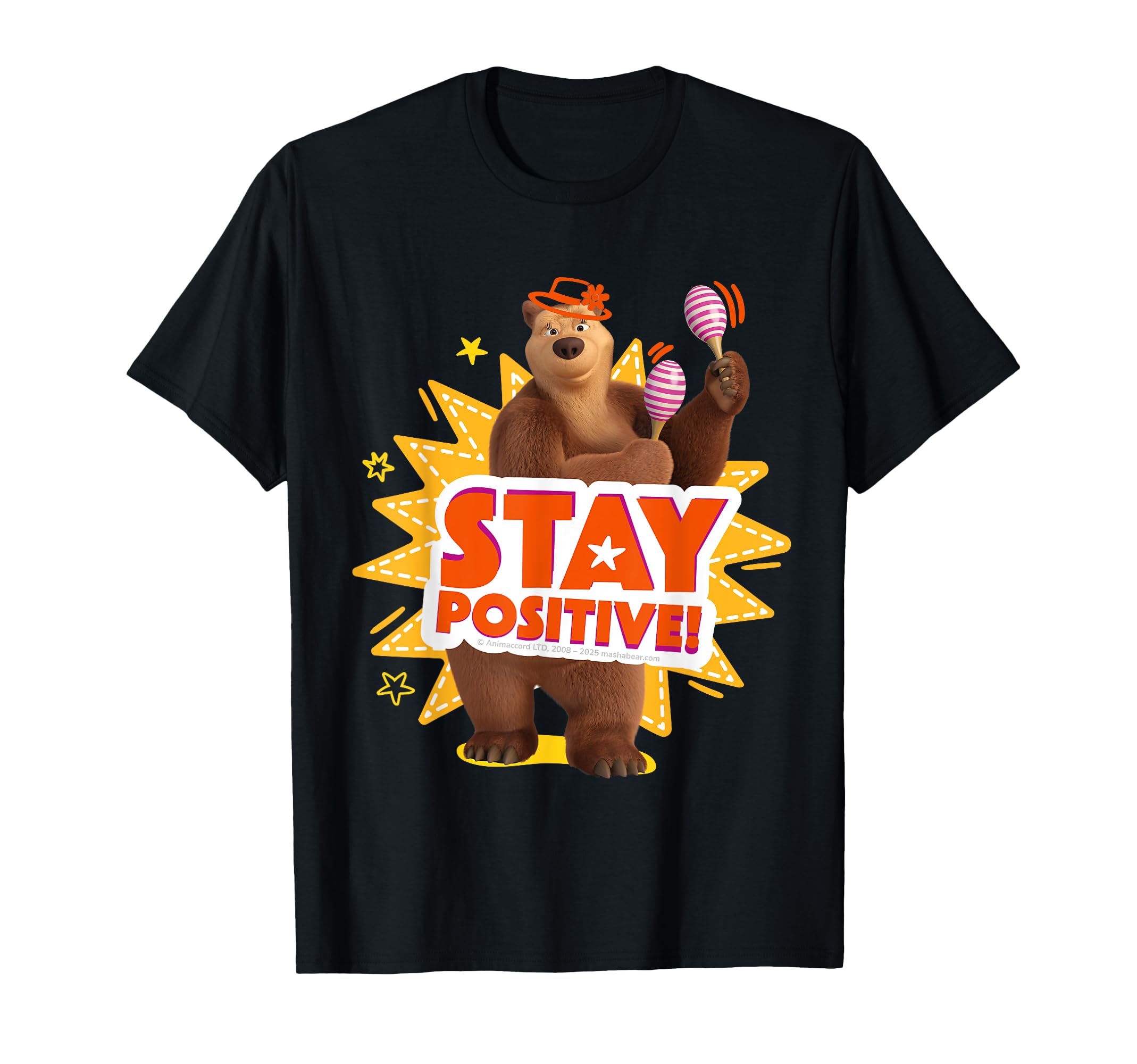 Stay Friends. Positive! T-shirt чёрный
