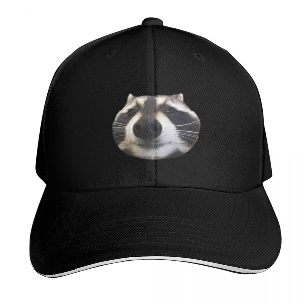 Funny Boy Raccoon Set Meme Pack () Baseball Cap Golf Hat Dropshipping Hat Luxury Brand Sun Hat Hats For Women Unisexs
