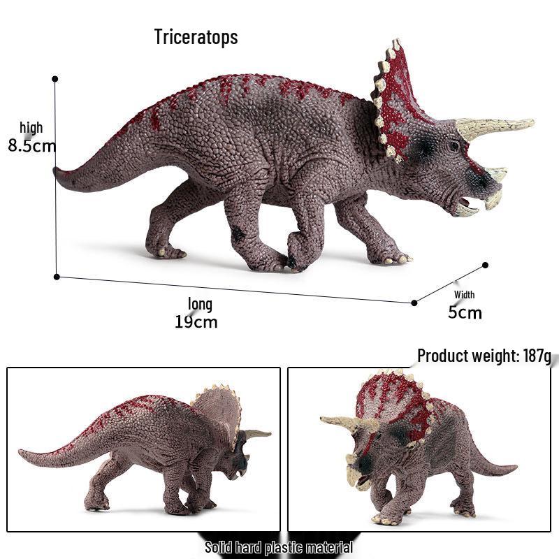 Dinosaur Model Set: T. Rex, Spinosaurus, Mosasaurus, Stegosaurus, Triceratops Cognitive Toys