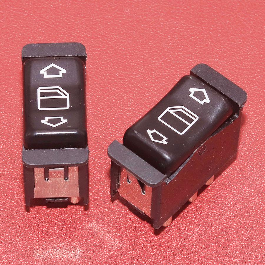 Auto-Fensterschalter, Einzeltaste, Auto-Fensterheber-Steuerschalter, Ersatz 1268208110 1268208010, für Mercedes-Benz 190