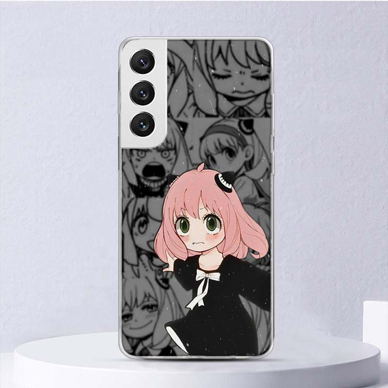 Anime SPY×FAMILY Soft Case For Samsung Galaxy S22 S21 Ultra S20 FE S10 Plus Phone Cover S9 S8 + S10E S7 Edge S6 Funda Coque