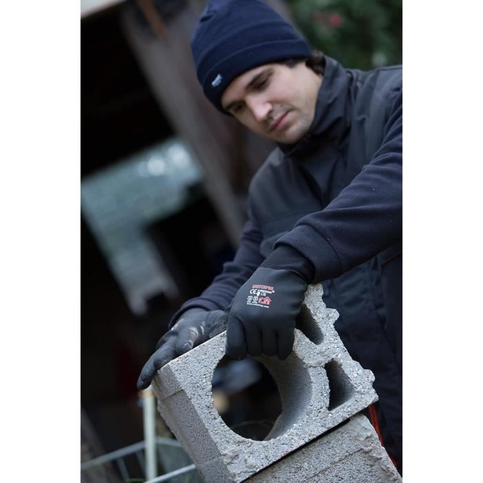 ROSTAING Gants Winterpro - Paire De Gants De Protection - Protège Du Froid - Pour Tous Les Travaux De Bricolage Ou BTP - Couleur