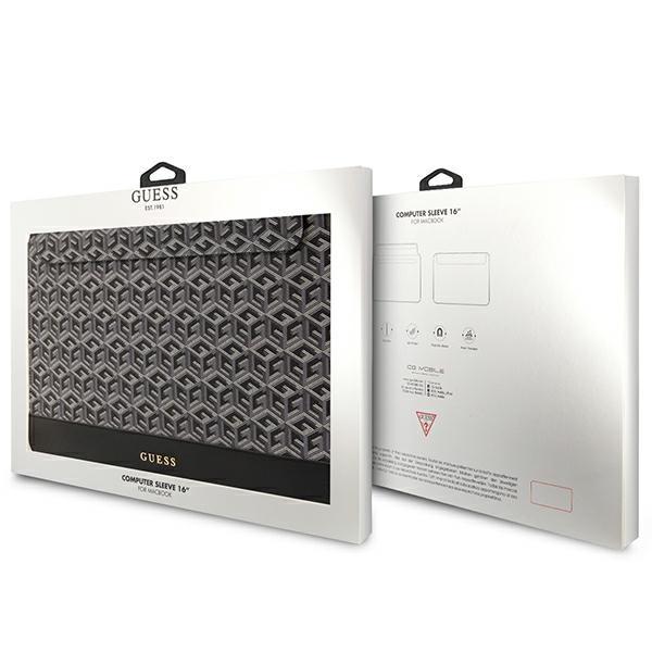 Pokrowiec do Laptopa 16" Guess GCube Stripes Czarny