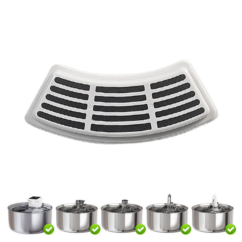 Round Arc Cotton Pet Water Fountain Filter Cartridge