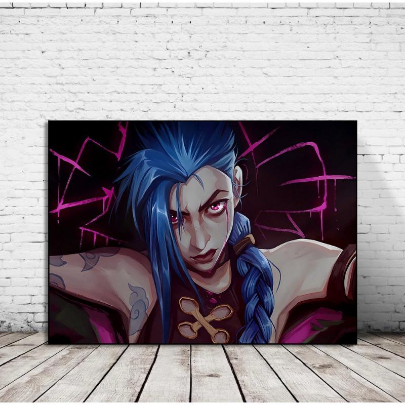 Arcane League of Legends Series Poster Print Canvas Art Pictures Home for Living Room and Gameroom Wall Decor Frameless Painting