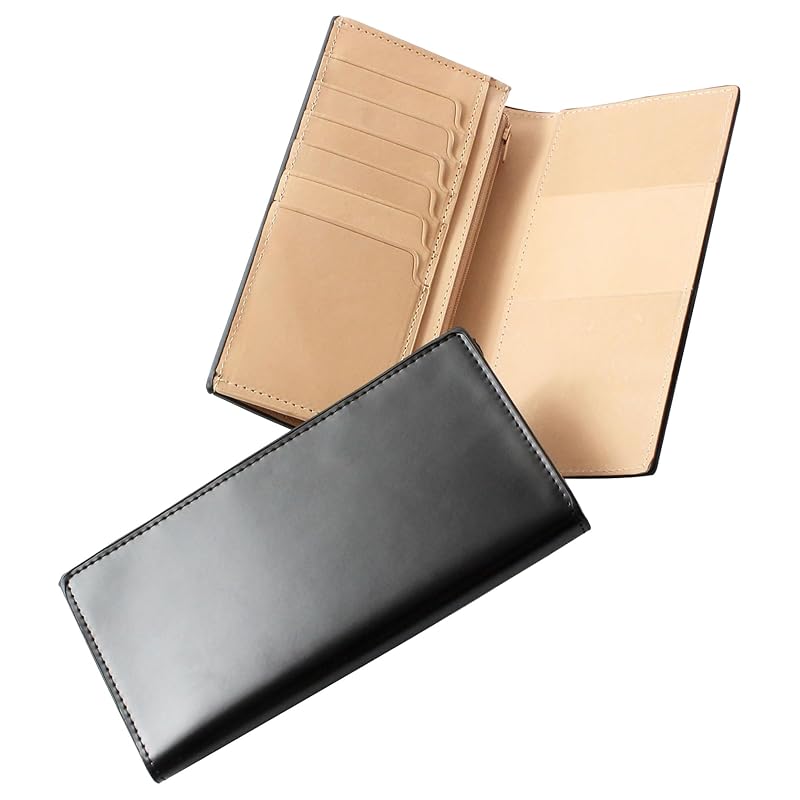 

[GROOVE GEAR] [Groove Gear] wallet long wallet men s horse leather genuine leather tanned leather leather long wallet ggs-1039 black