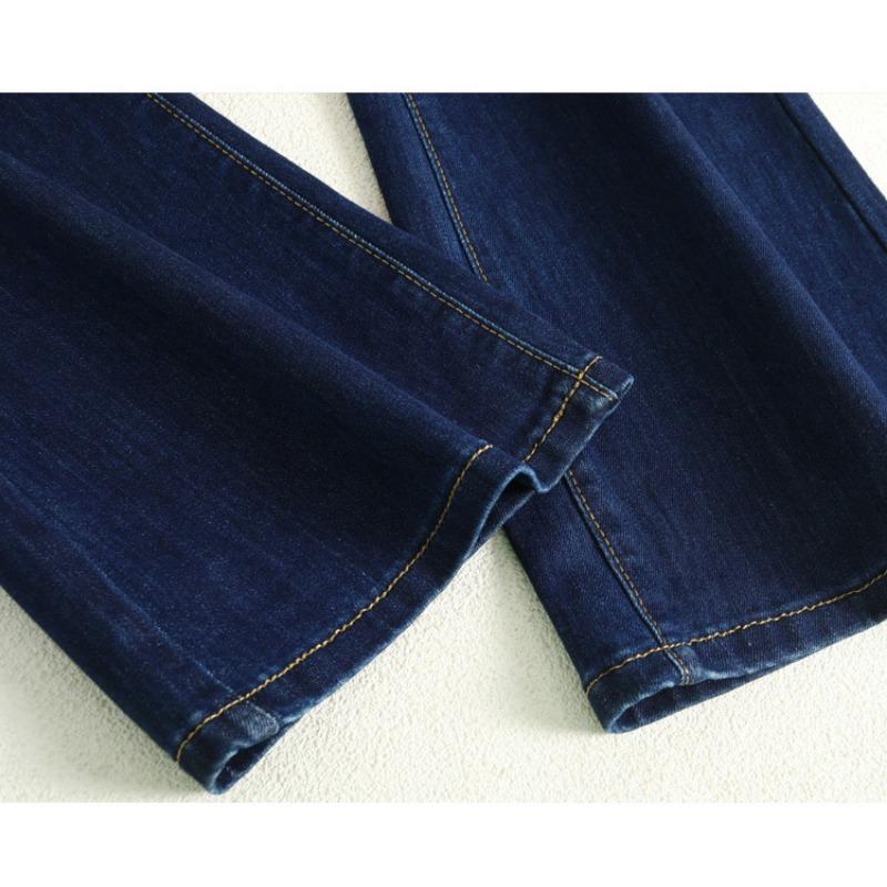 Damen Pendler Denim Micro-Cropped Hose Frühling und Herbst Zeigen Hohe und Dünne Persönlichkeit der Modischen Jeans