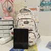 Large Capacity Backpack Cartoon Print Student Schoolbag