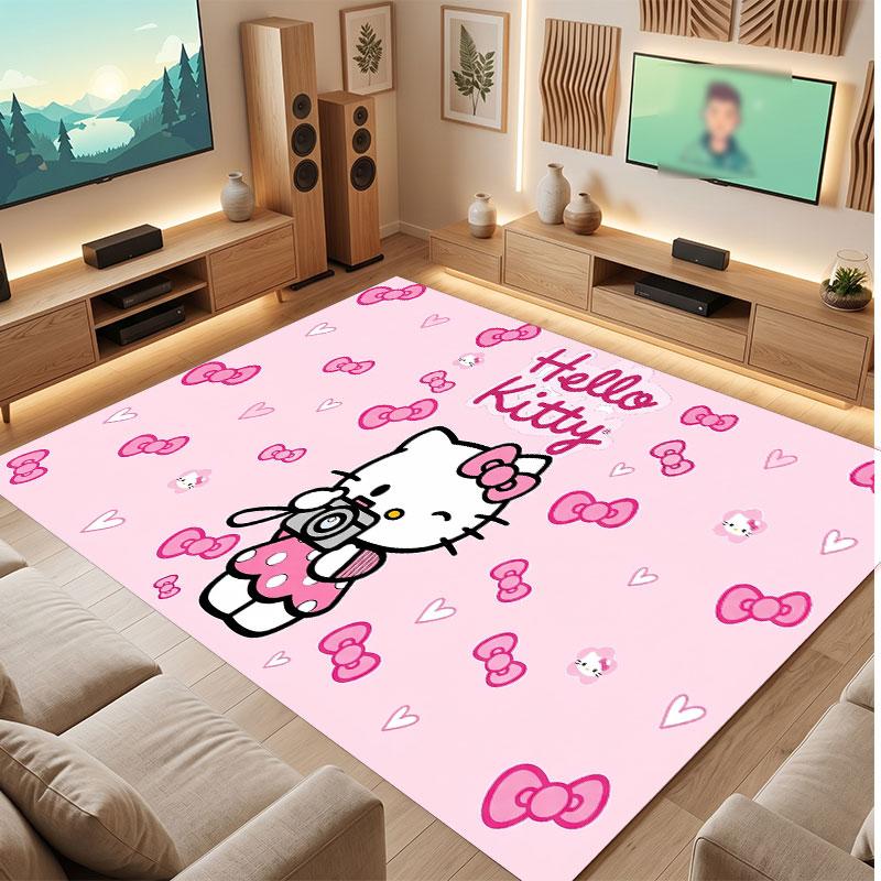 Hello Kitty Rug Soft Thick Non Slip Floor Carpet for Bedroom Living Room Home Decor