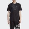 adidas Originals T Shirts Men's Black Crew Neck Moderate Straight Fit IA6390