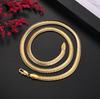 New charms 18K gold color does not fade classy 6MM snake bone Necklaces for Men Women Fashion party Jewelry Christmas gifts